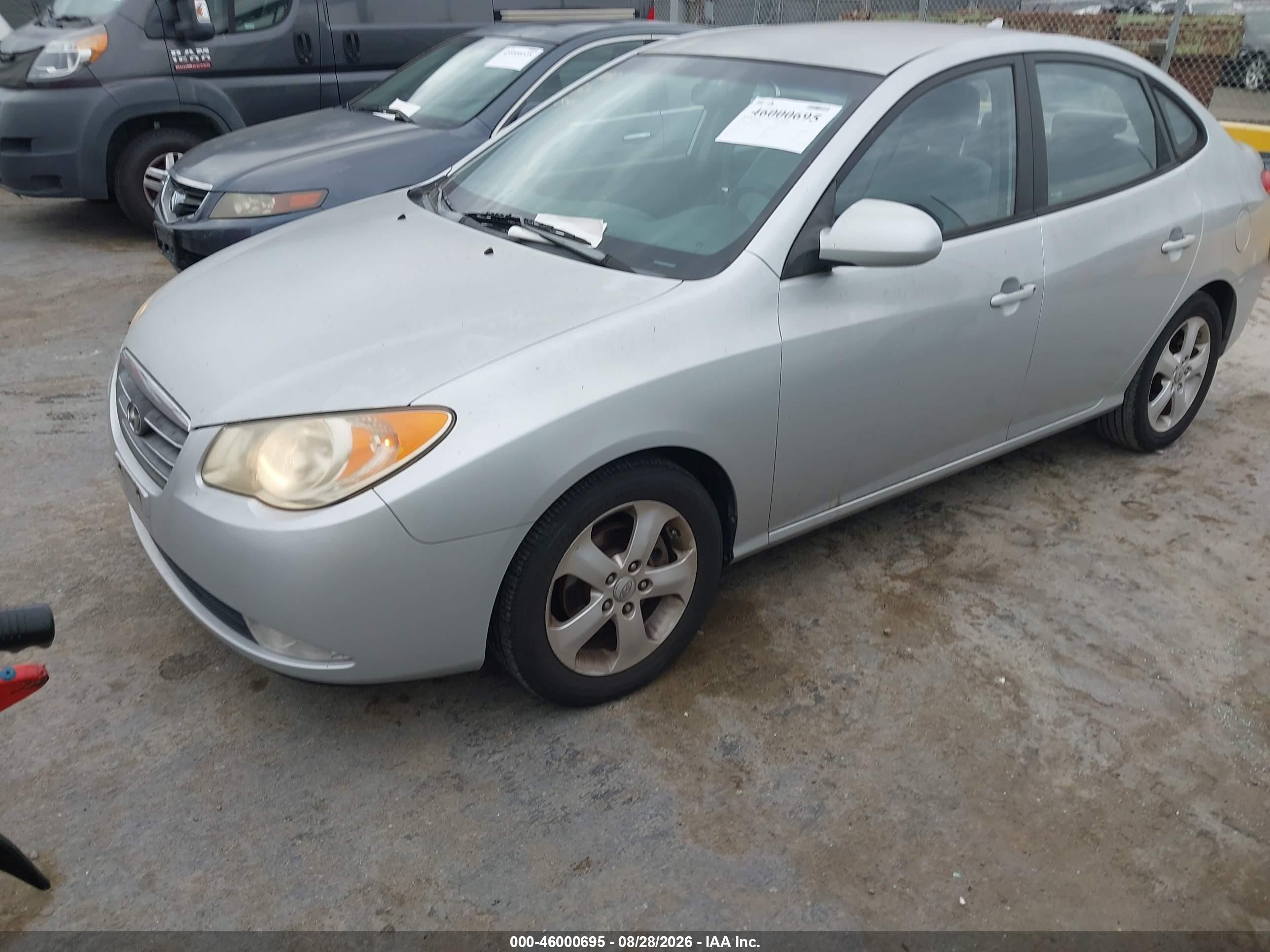 2009 Hyundai Elantra Se Silver vin: KMHDU46D49U659420