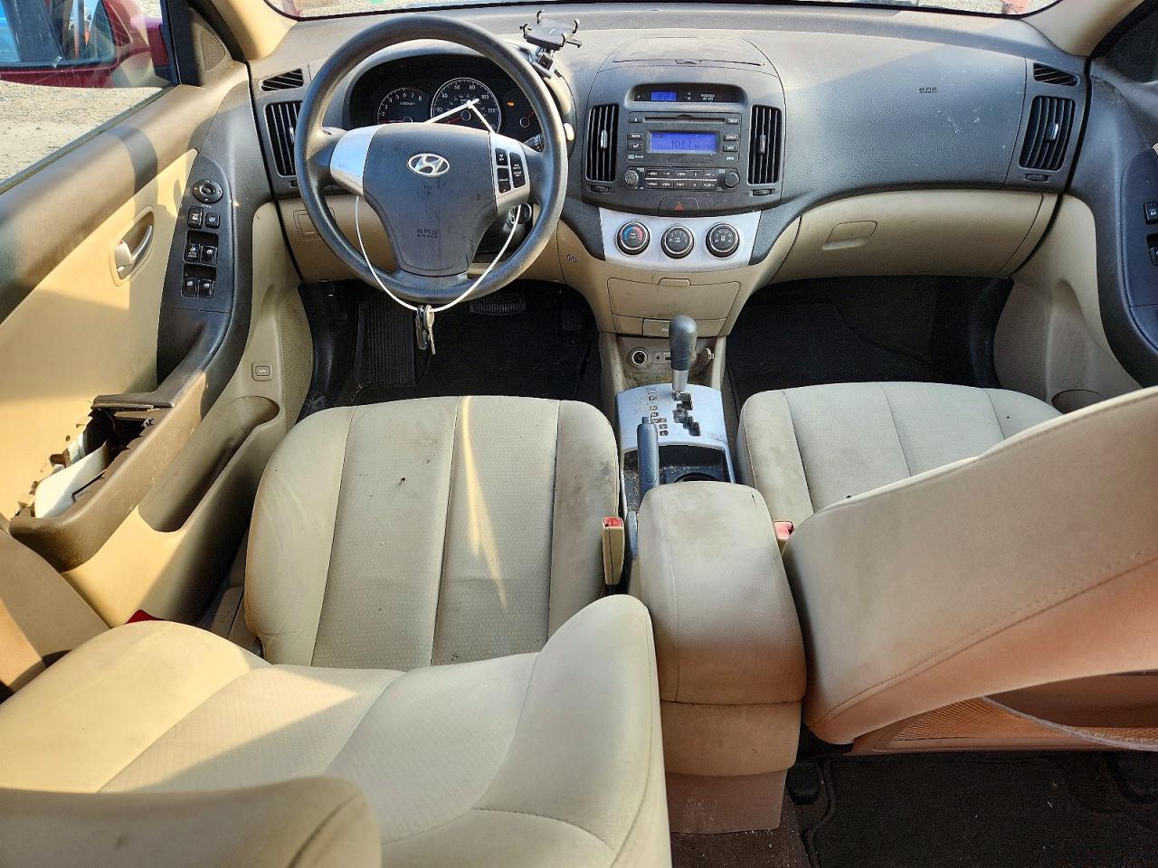 2009 Hyundai Elantra Gls Red vin: KMHDU46D49U739302