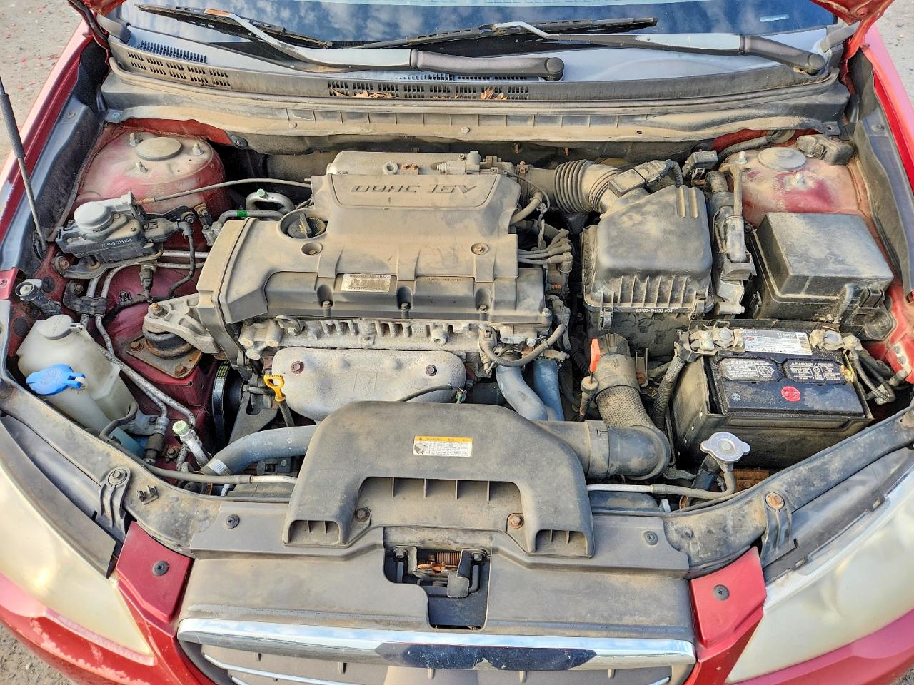 2009 Hyundai Elantra Gls Red vin: KMHDU46D49U739302