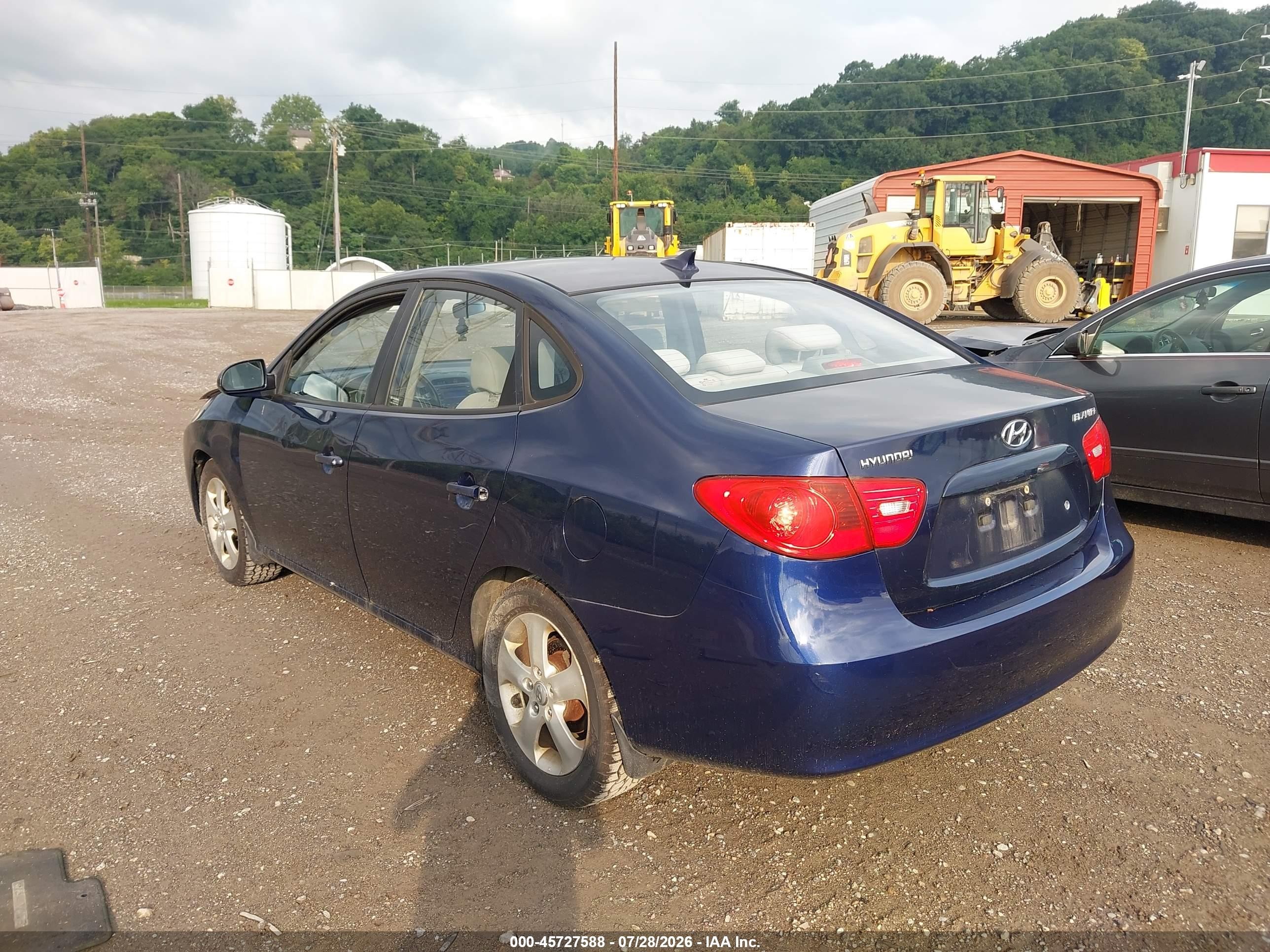 2009 Hyundai Elantra Se Navy vin: KMHDU46D49U751935