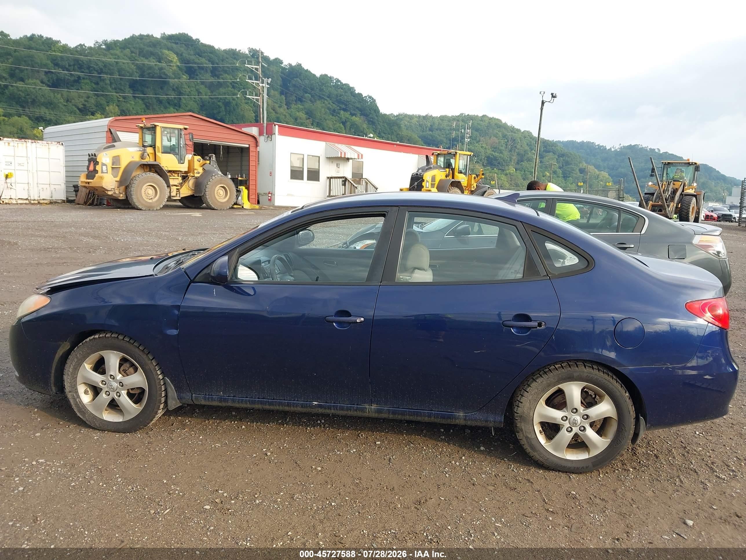 2009 Hyundai Elantra Se Navy vin: KMHDU46D49U751935