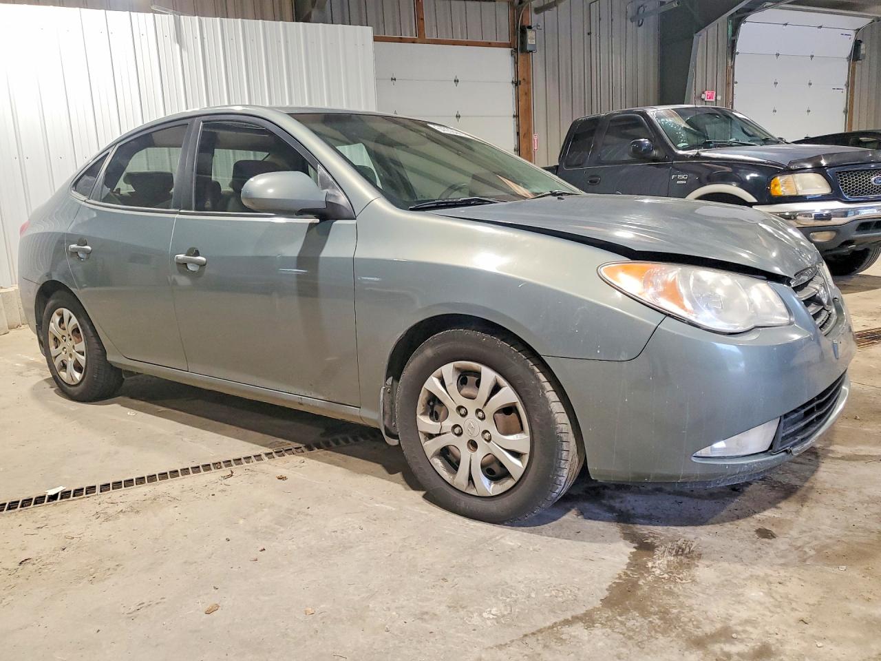 2009 Hyundai Elantra Gls Gray vin: KMHDU46D49U753040