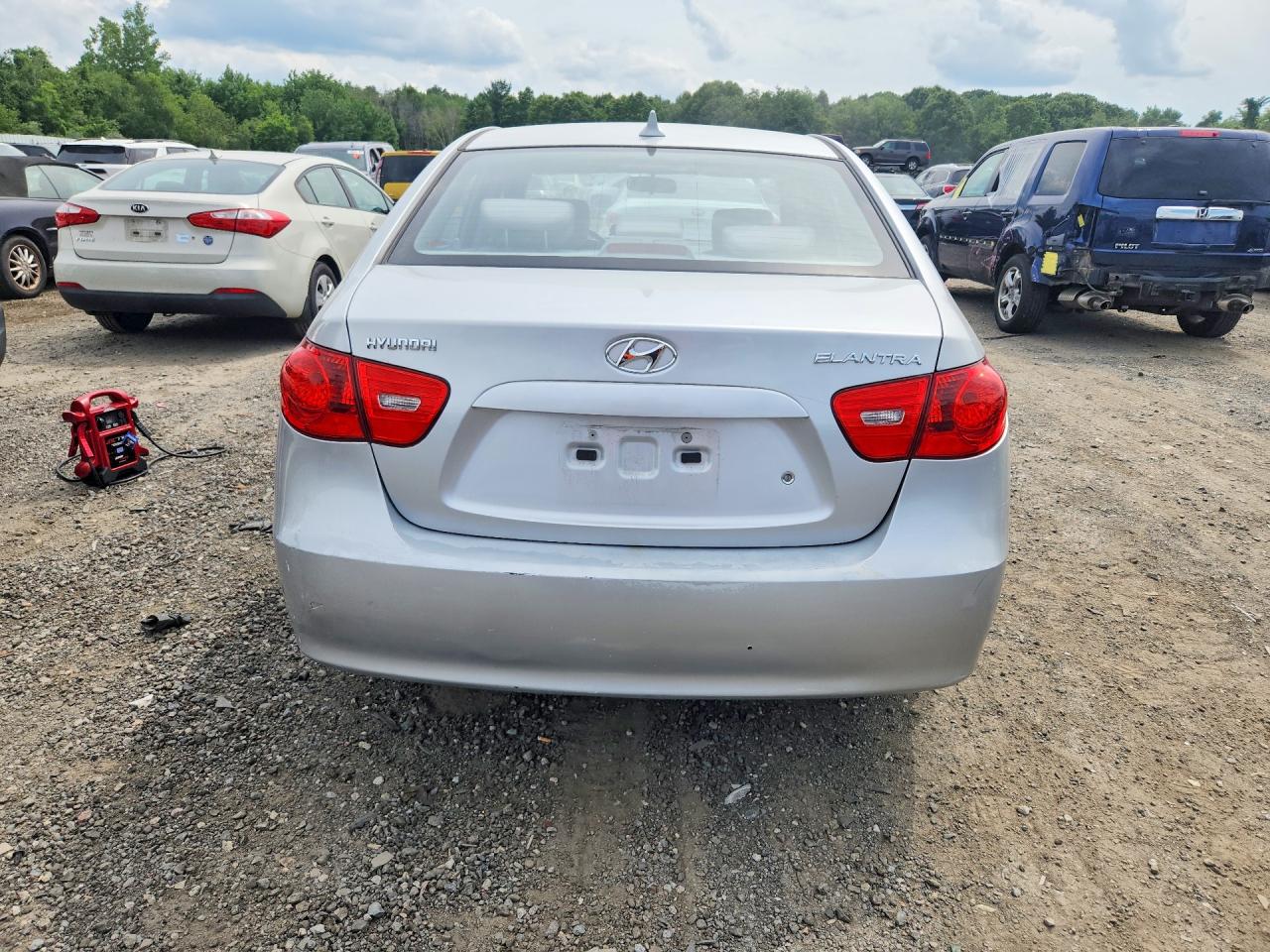 2009 Hyundai Elantra Gls Silver vin: KMHDU46D49U783994