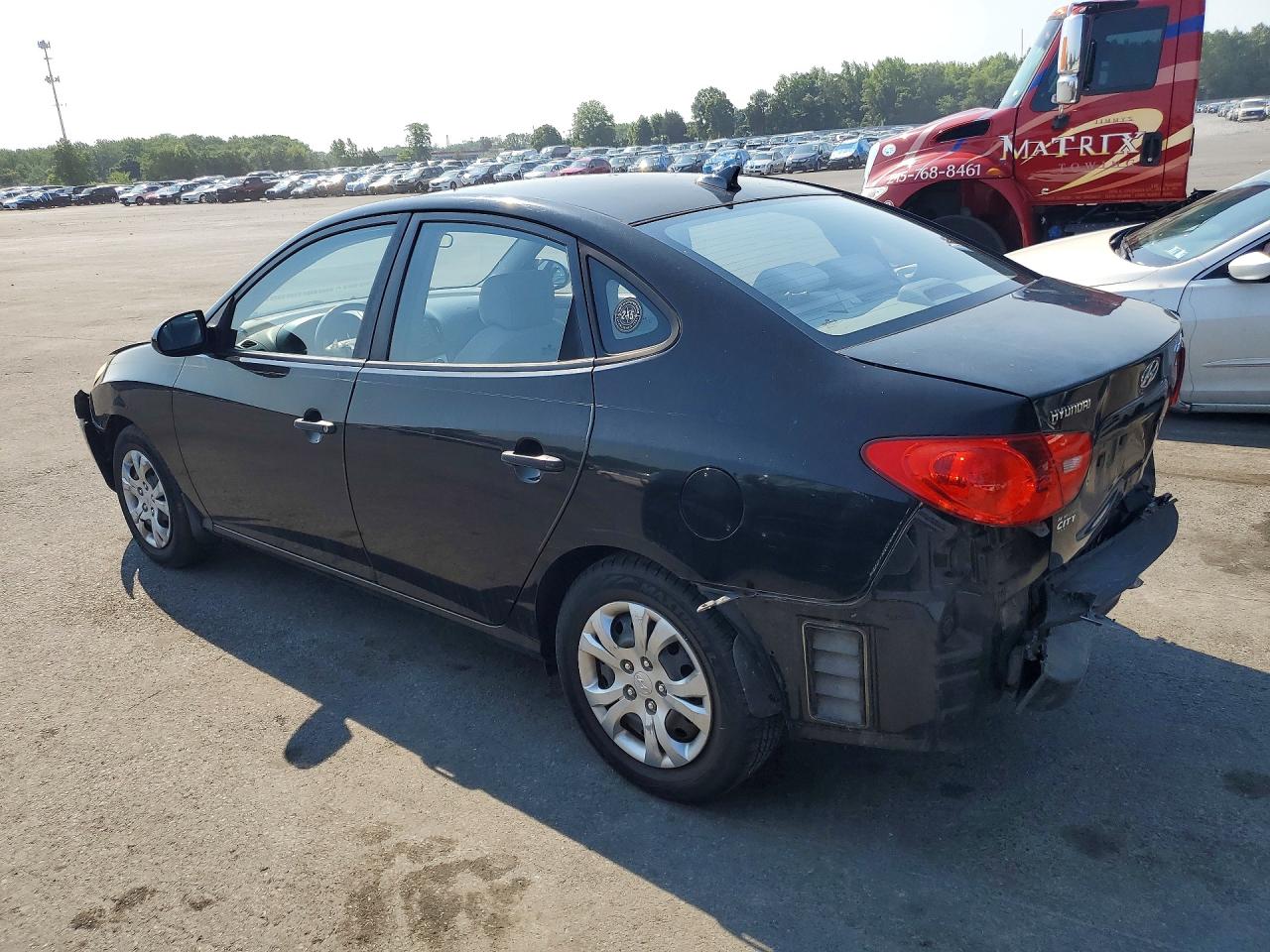 2009 Hyundai Elantra Gls Black vin: KMHDU46D49U796289