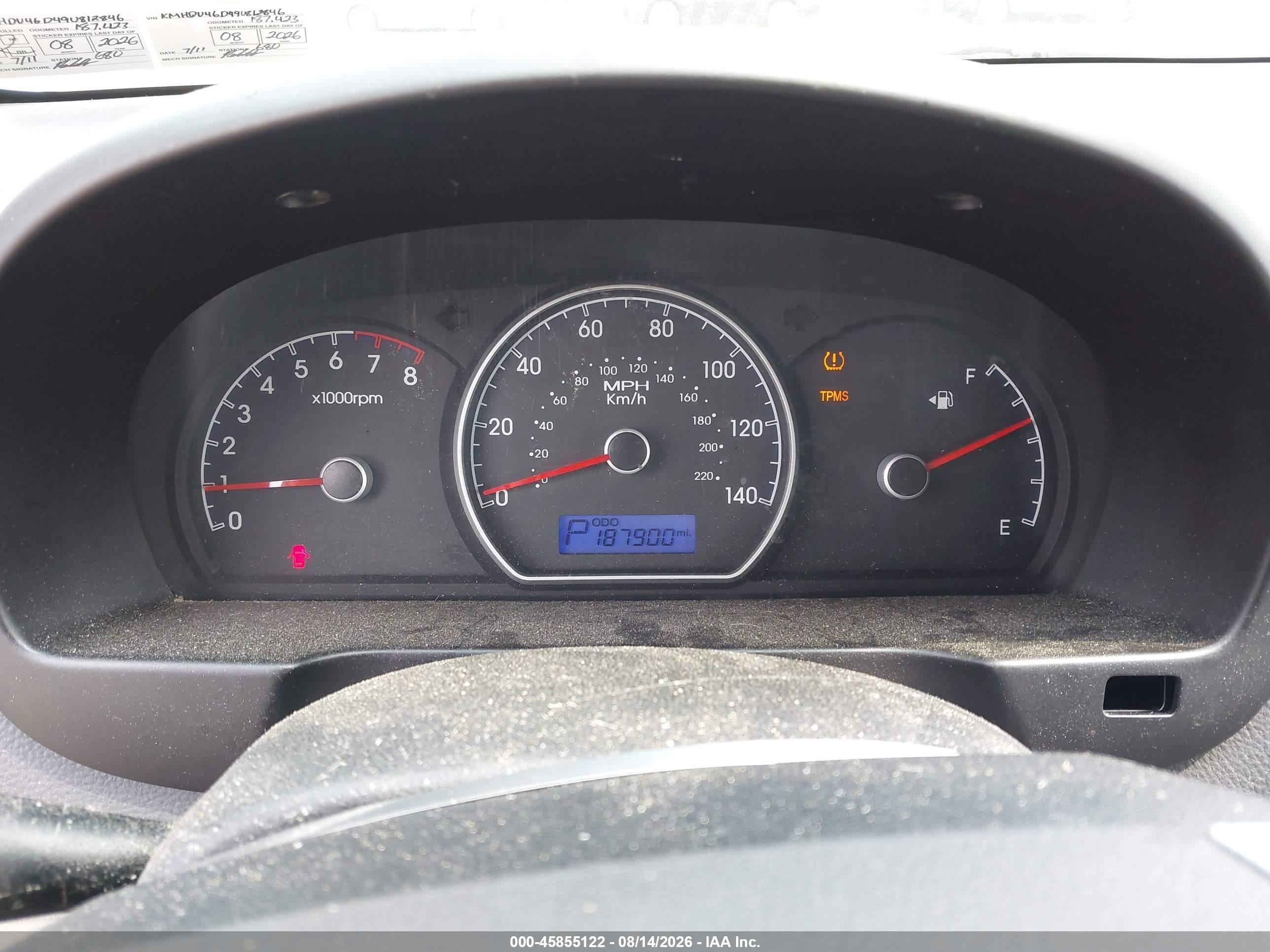 2009 Hyundai Elantra Gls Silver vin: KMHDU46D49U812846