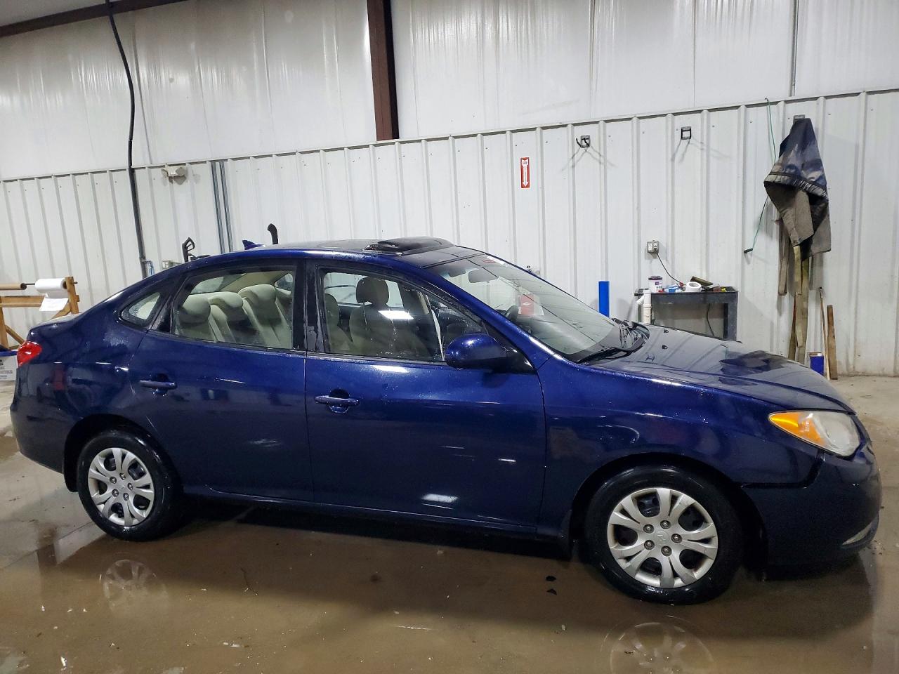 2009 Hyundai Elantra Gls Blue vin: KMHDU46D49U814306