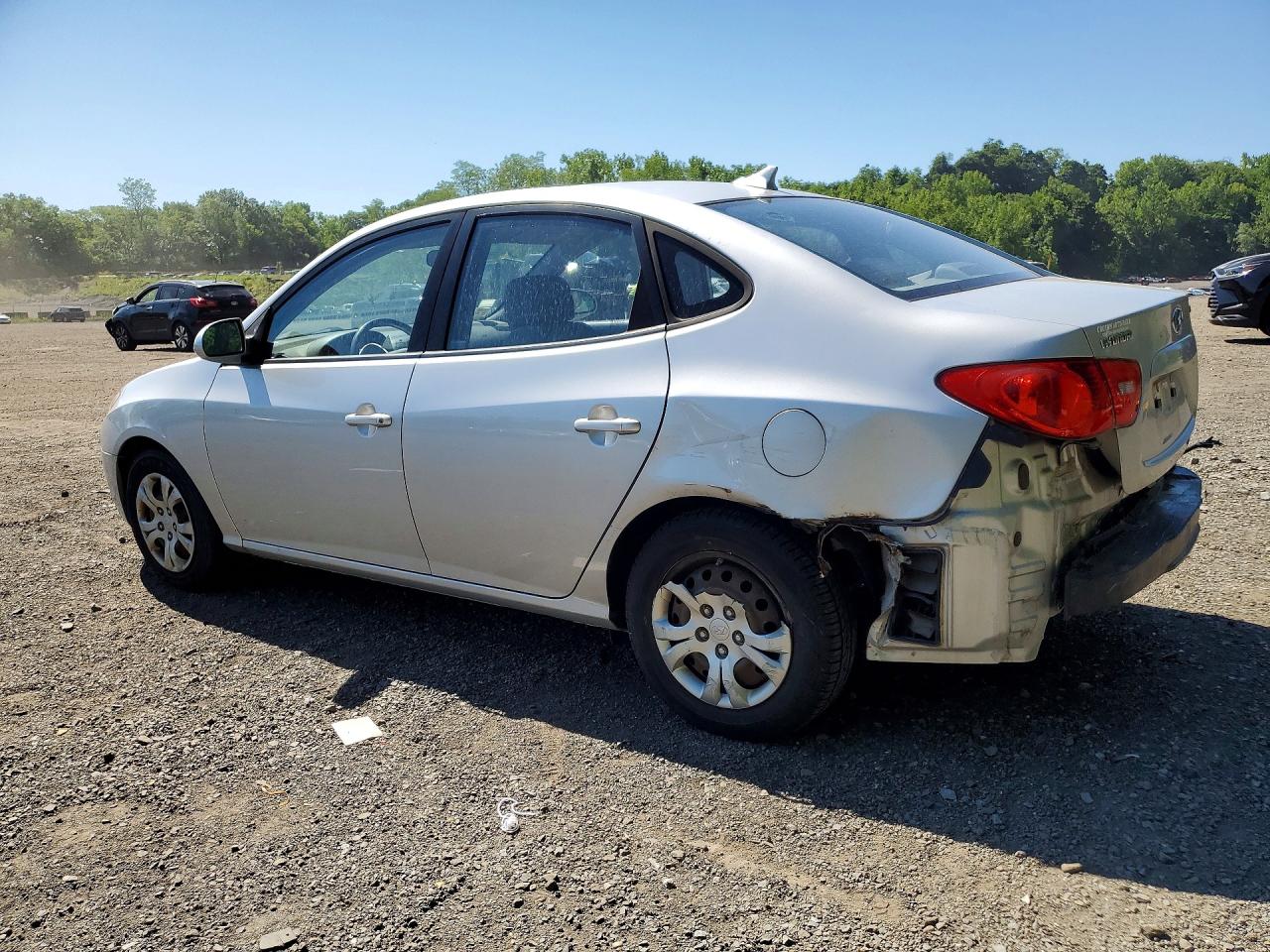 2009 Hyundai Elantra Gls Silver vin: KMHDU46D49U815519