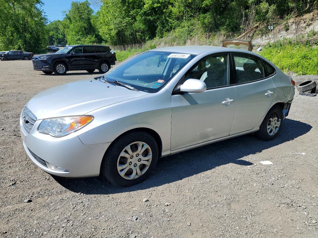 2009 Hyundai Elantra Gls Silver vin: KMHDU46D49U815519
