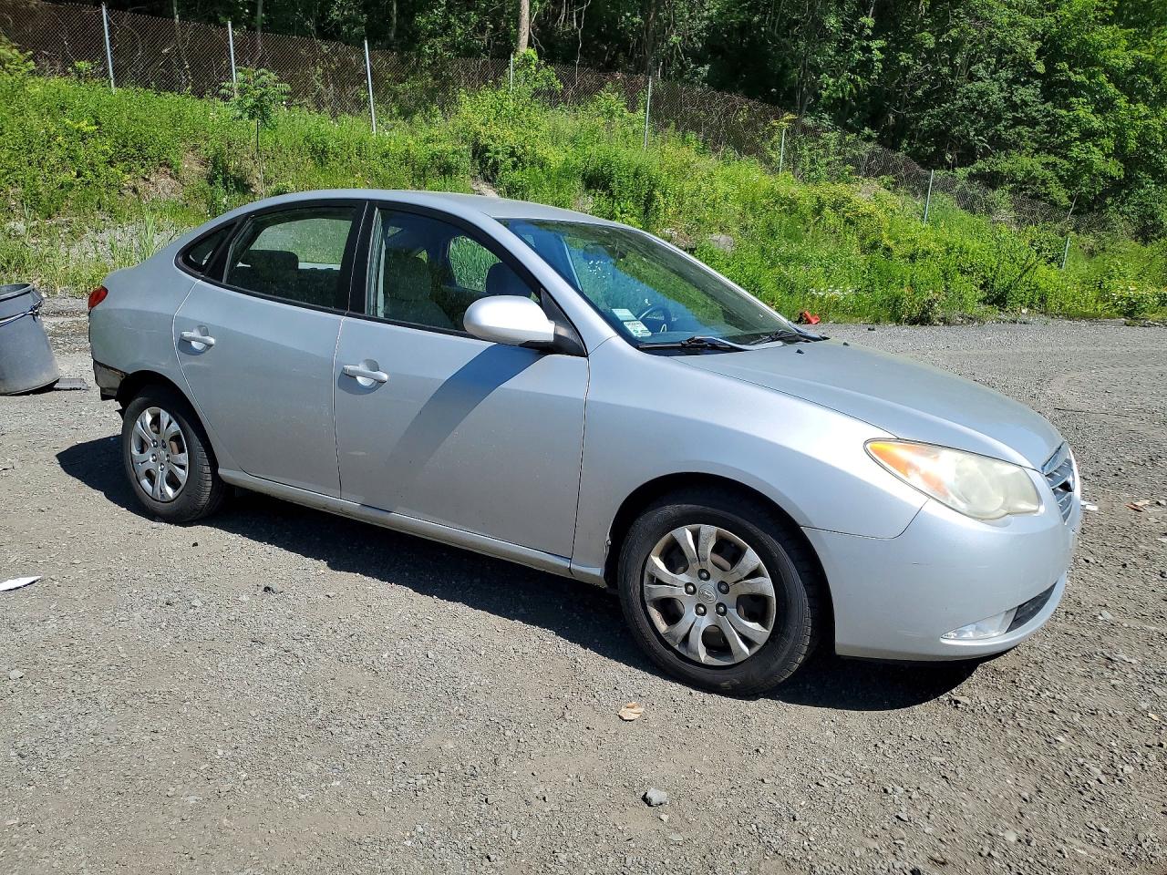 2009 Hyundai Elantra Gls Silver vin: KMHDU46D49U815519