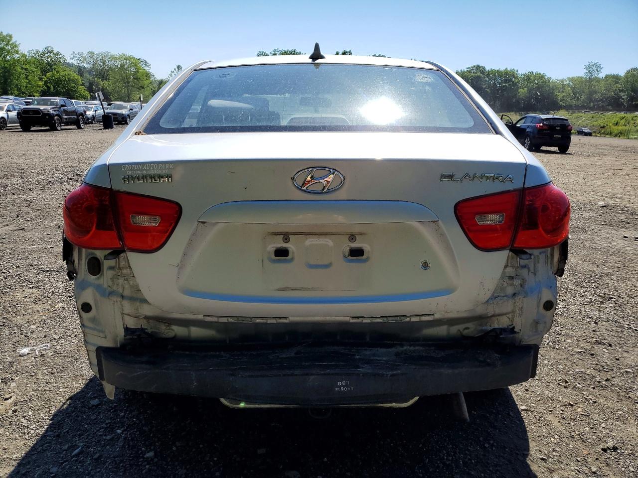 2009 Hyundai Elantra Gls Silver vin: KMHDU46D49U815519