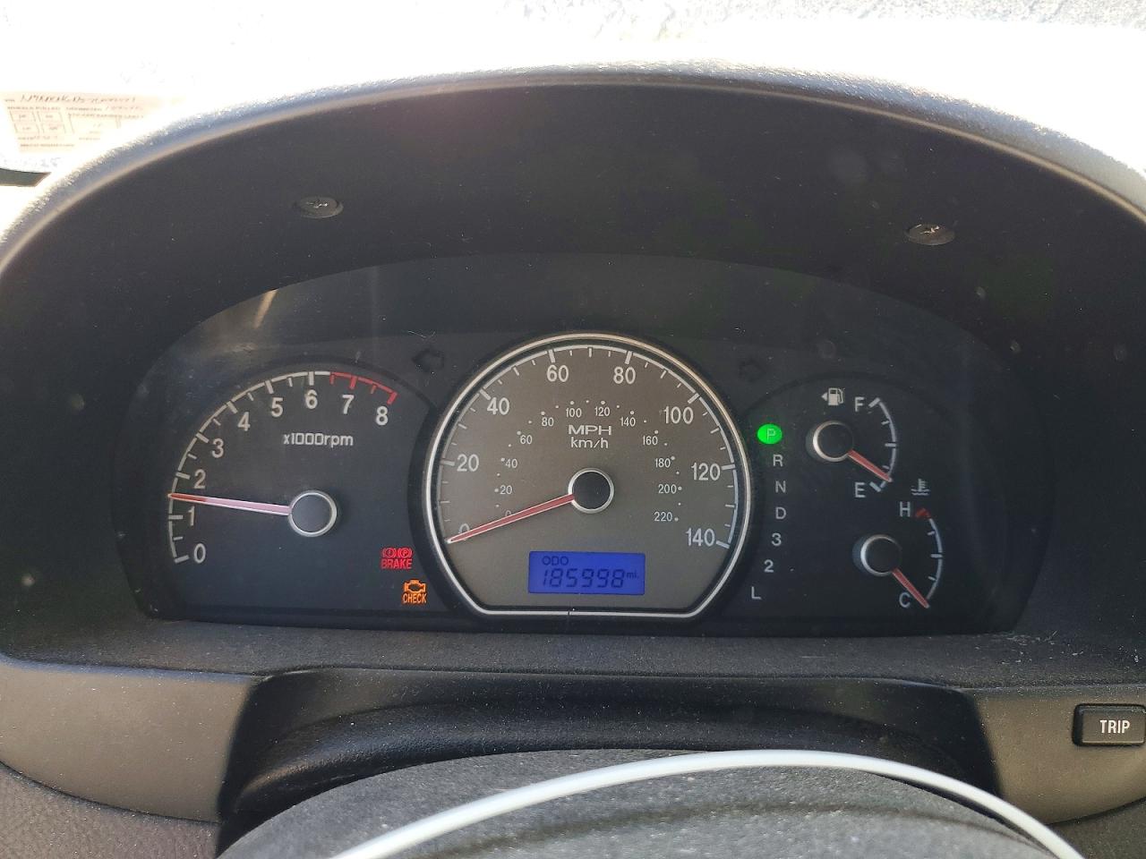 2007 Hyundai Elantra Gls Blue vin: KMHDU46D57U023571