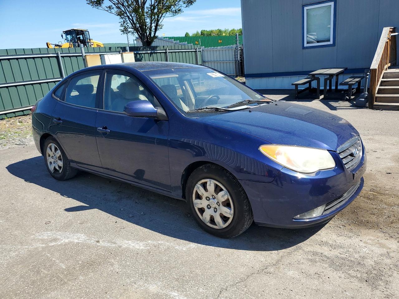 2007 Hyundai Elantra Gls Blue vin: KMHDU46D57U023571