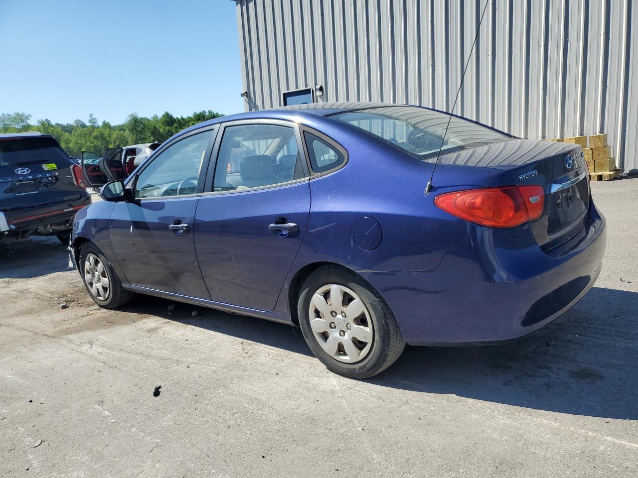 2007 Hyundai Elantra Gls Blue vin: KMHDU46D57U023571 Damage: Left Rear Door, Multiple Scratches Light, 5
