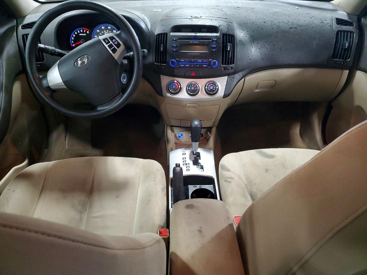 2007 Hyundai Elantra Gls Tan vin: KMHDU46D57U106742