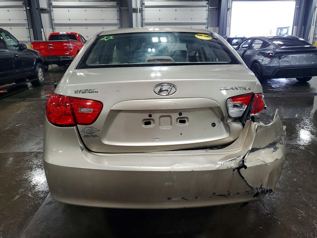 2007 Hyundai Elantra Gls Tan vin: KMHDU46D57U106742