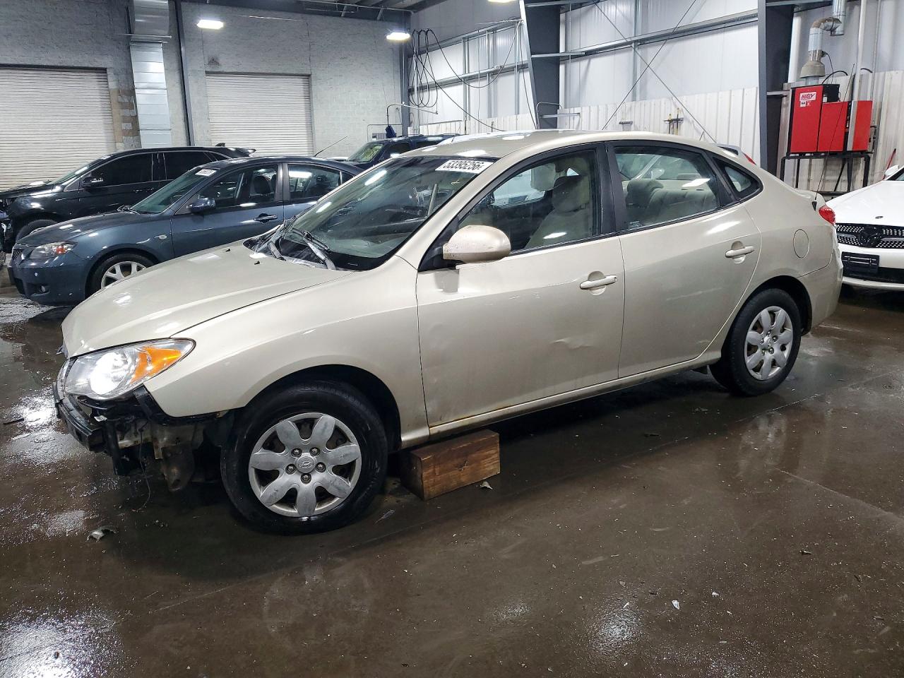 2007 Hyundai Elantra Gls Tan vin: KMHDU46D57U106742