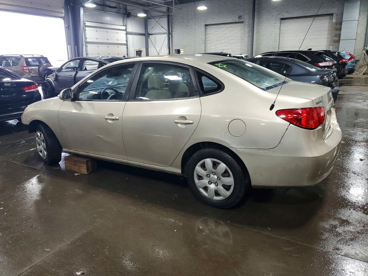 2007 Hyundai Elantra Gls Tan vin: KMHDU46D57U106742