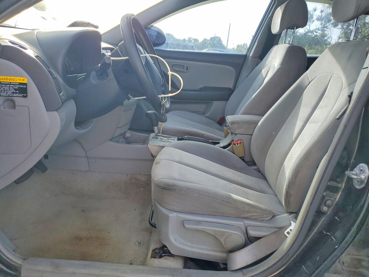 2007 Hyundai Elantra Gls Black vin: KMHDU46D57U109947