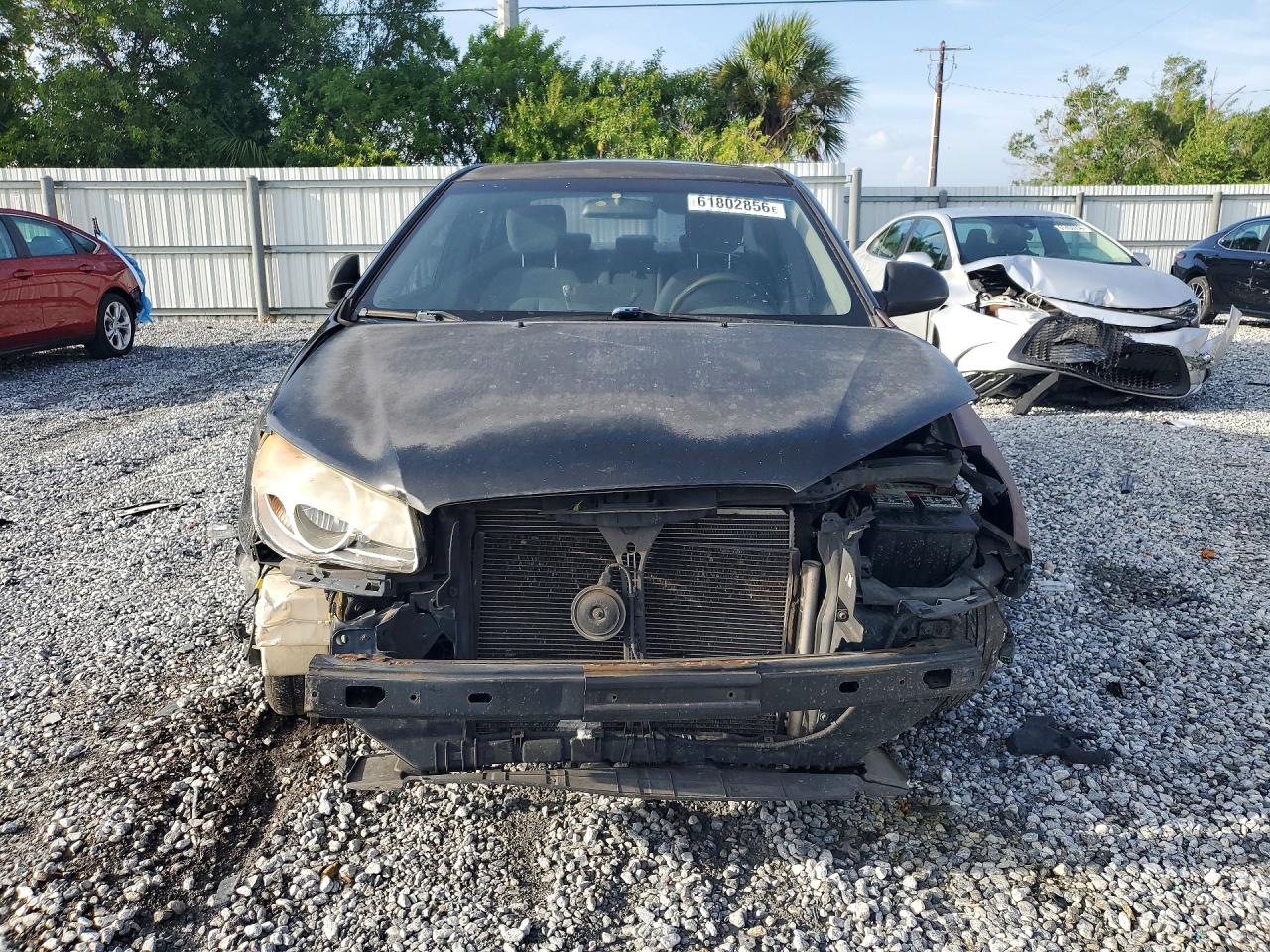 2007 Hyundai Elantra Gls Black vin: KMHDU46D57U109947