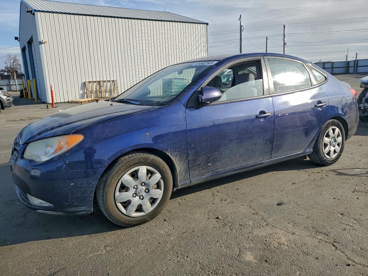 2007 Hyundai Elantra Gls Синий vin: KMHDU46D57U131625