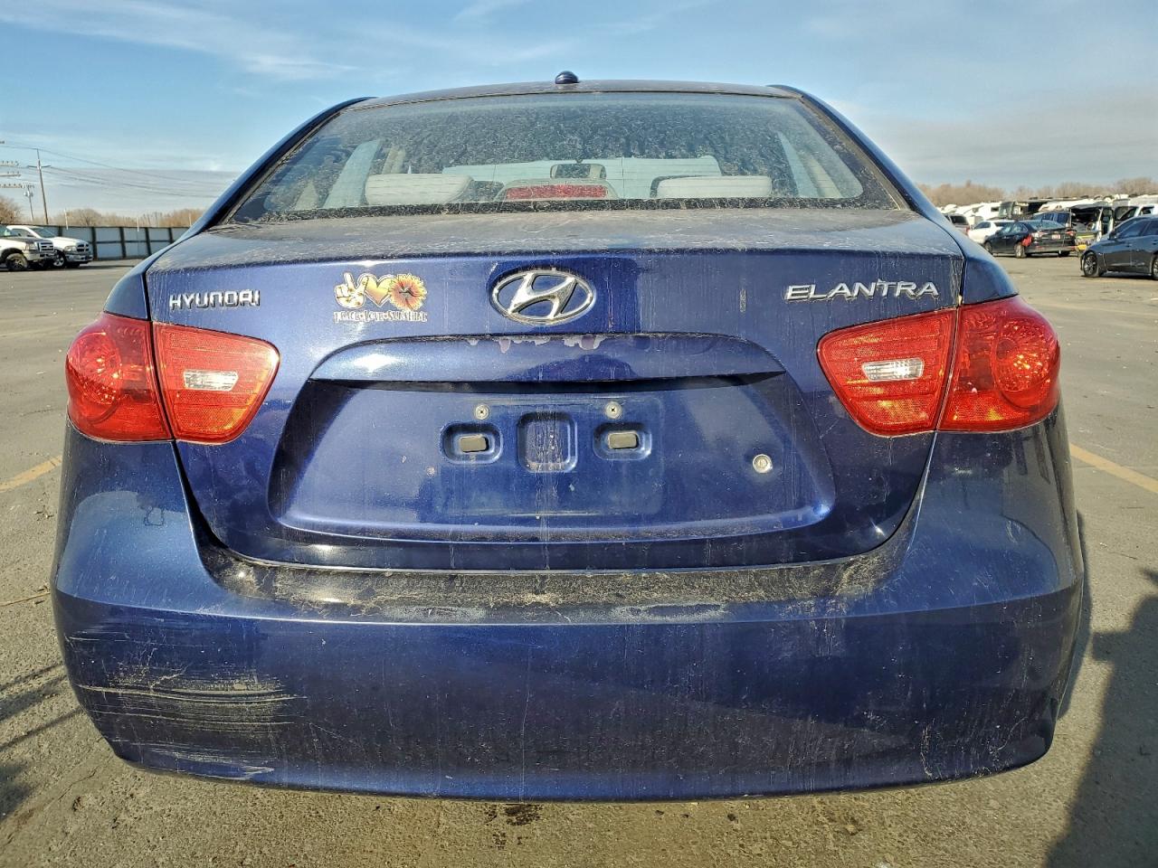 2007 Hyundai Elantra Gls Синий vin: KMHDU46D57U131625