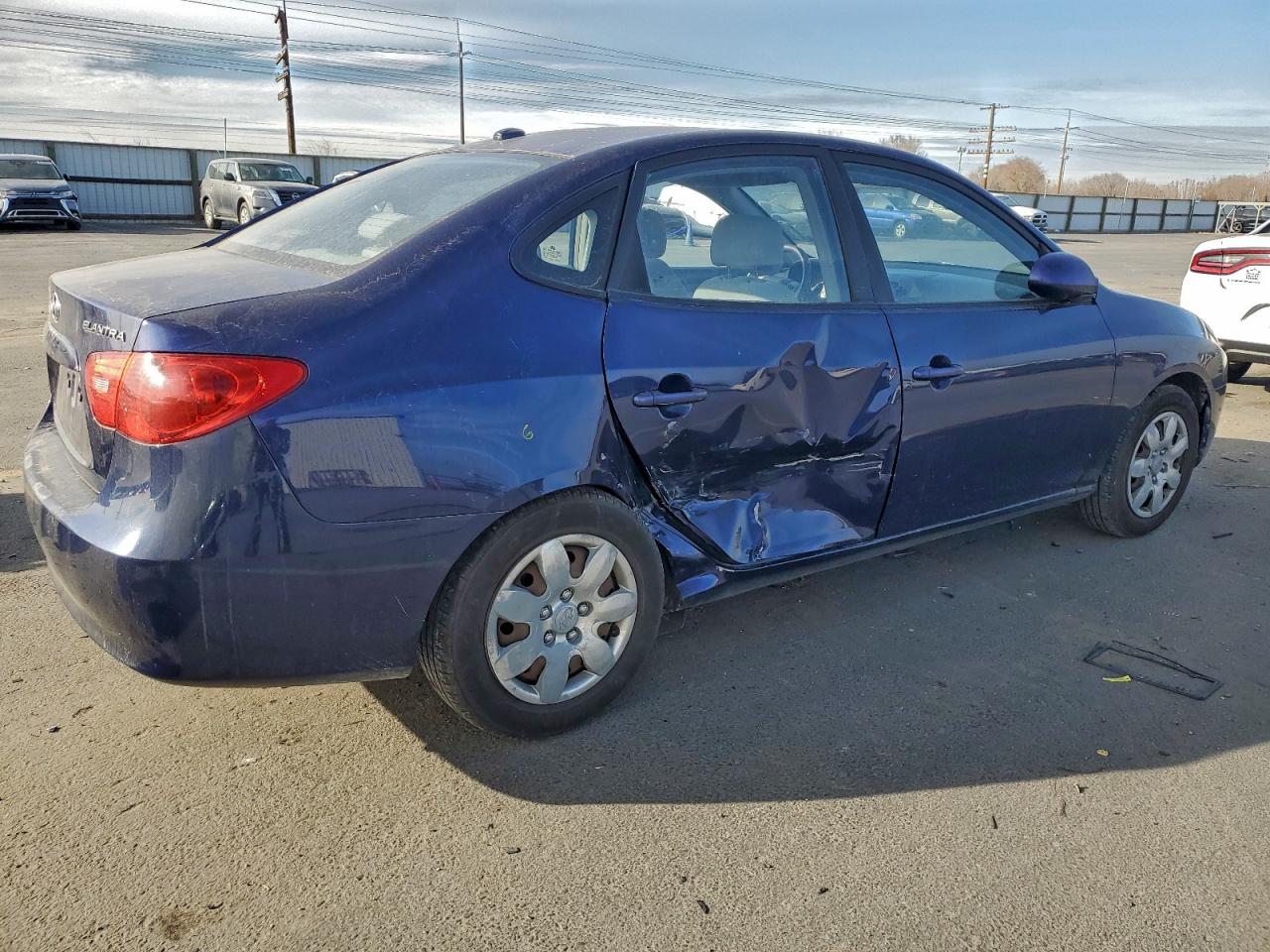 2007 Hyundai Elantra Gls Синий vin: KMHDU46D57U131625