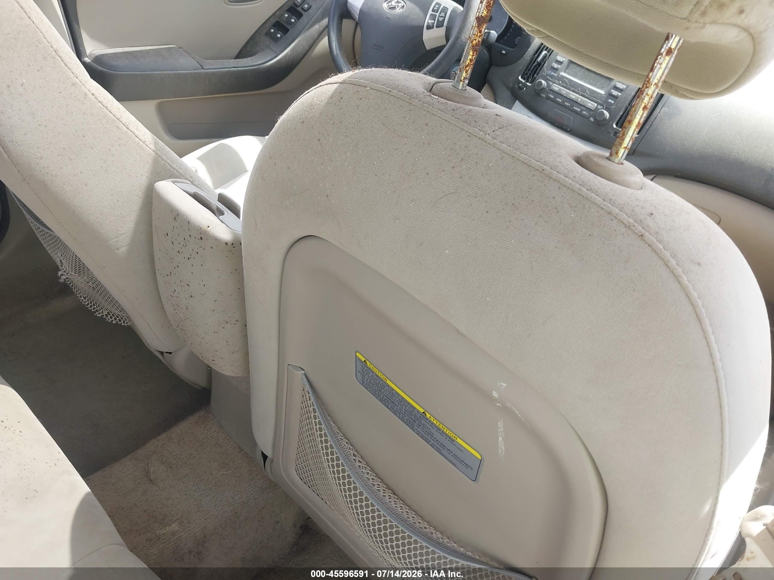 2007 Hyundai Elantra Gls/se/limited Красный vin: KMHDU46D57U171817