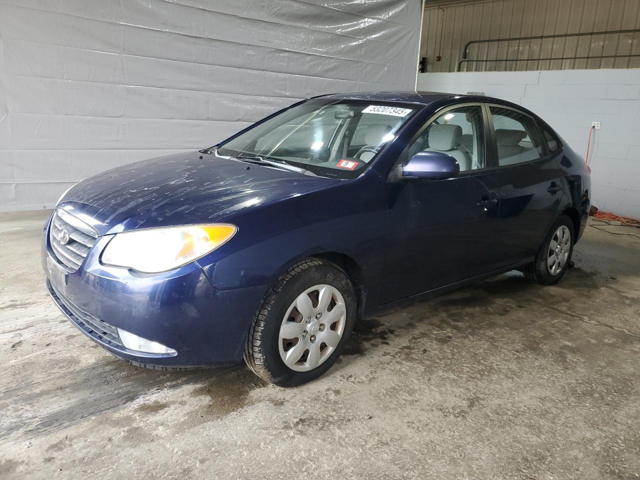 2007 Hyundai Elantra Gls Синий vin: KMHDU46D57U205528