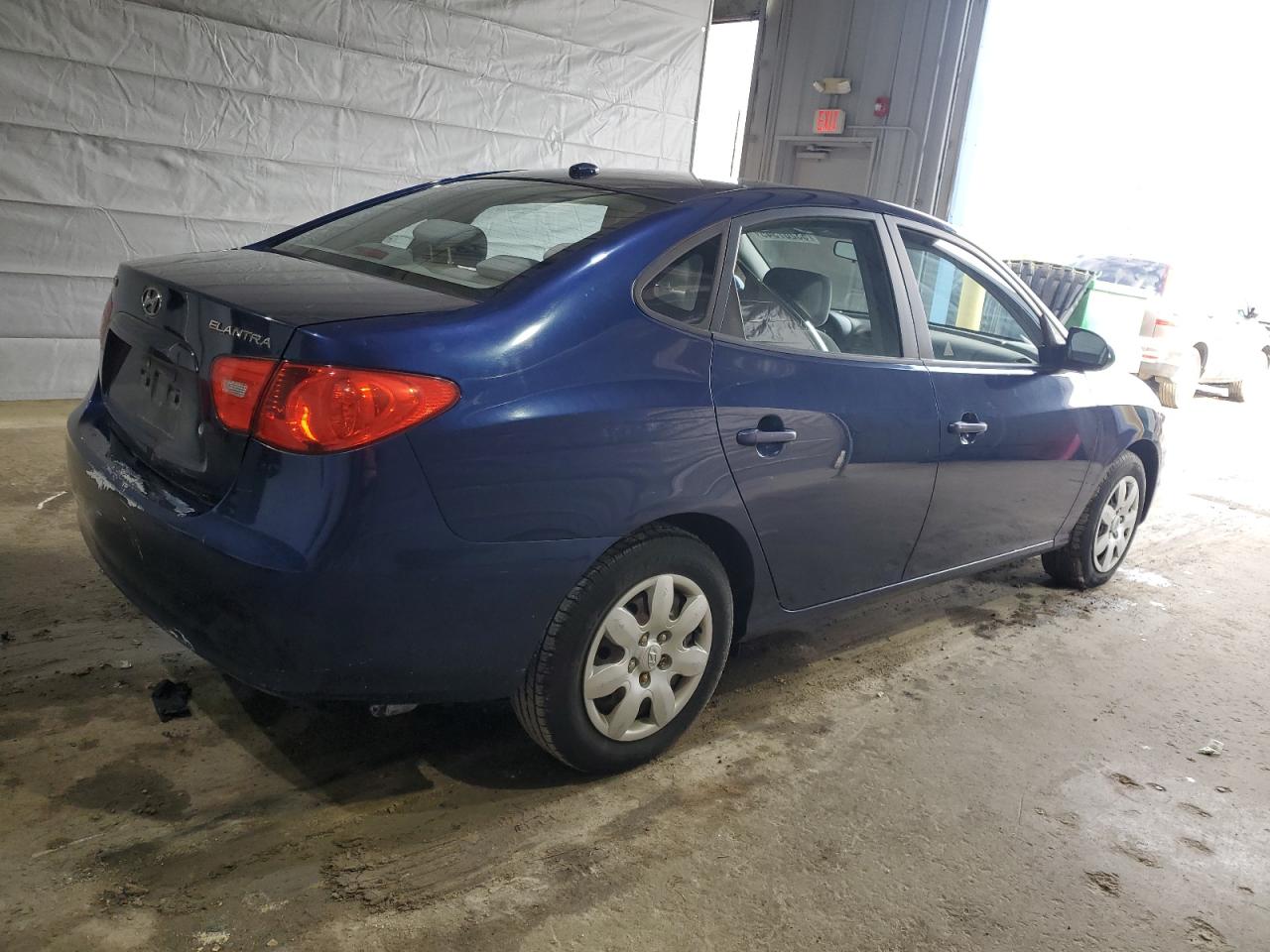 2007 Hyundai Elantra Gls Синий vin: KMHDU46D57U205528