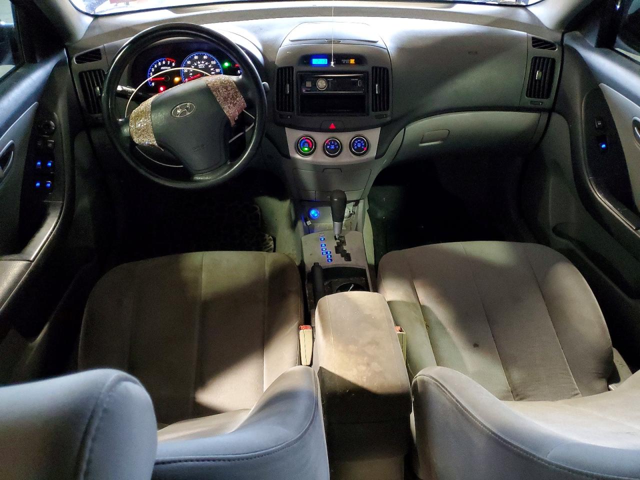 2007 Hyundai Elantra Gls Blue vin: KMHDU46D57U206632