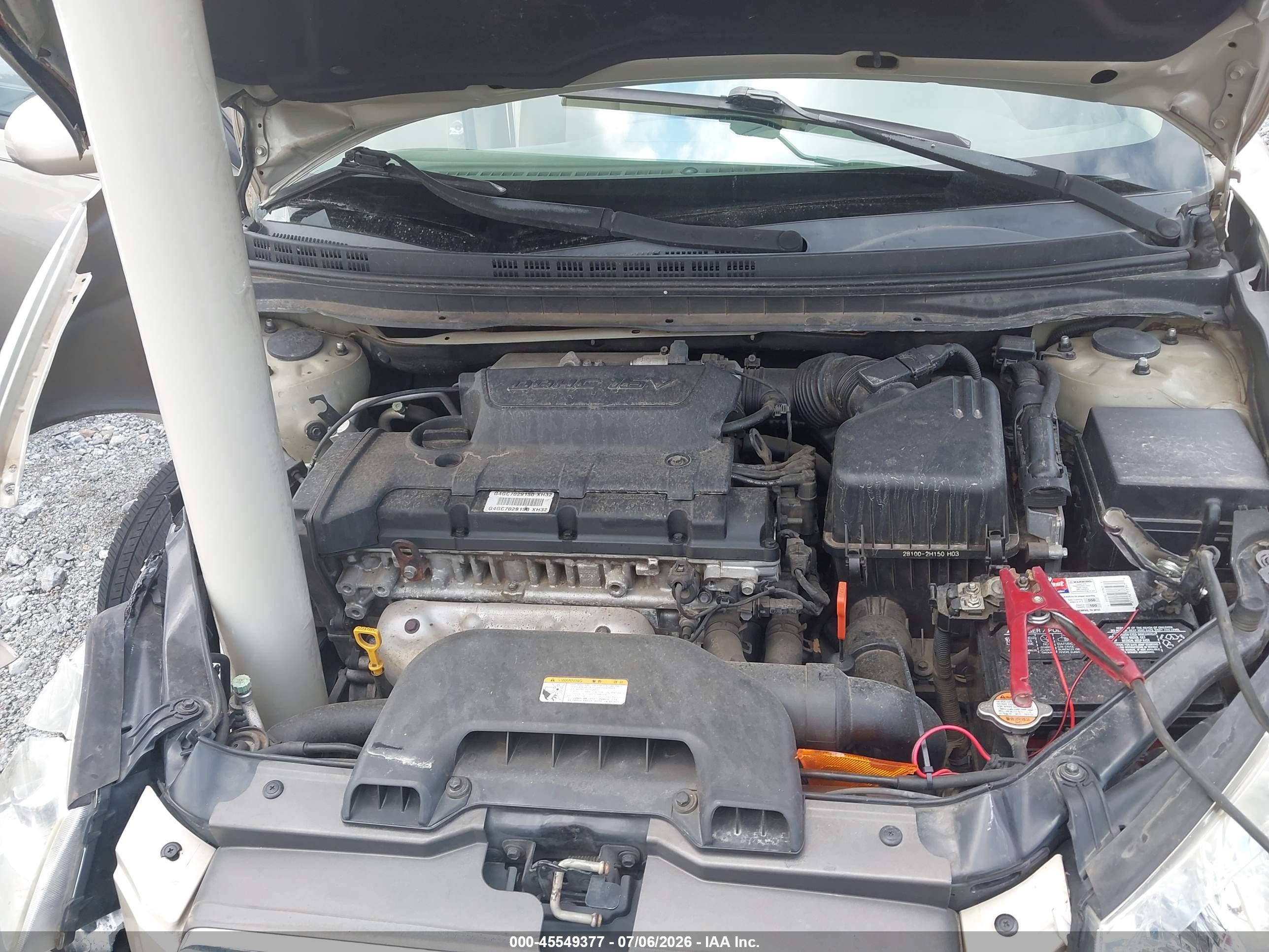 2008 Hyundai Elantra Gls/se Золотой vin: KMHDU46D58U319658