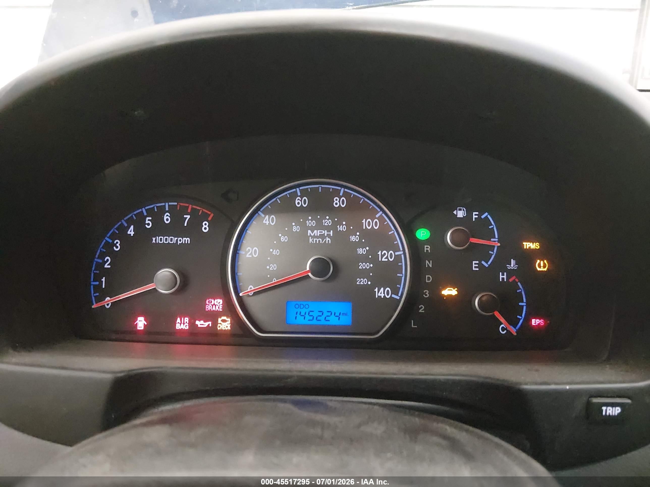 2008 Hyundai Elantra Gls/se Dark Blue vin: KMHDU46D58U322835