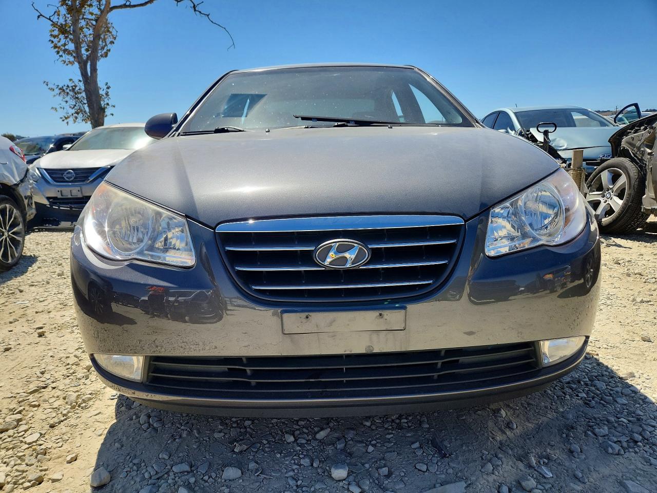 2008 Hyundai Elantra Gls Gray vin: KMHDU46D58U330501