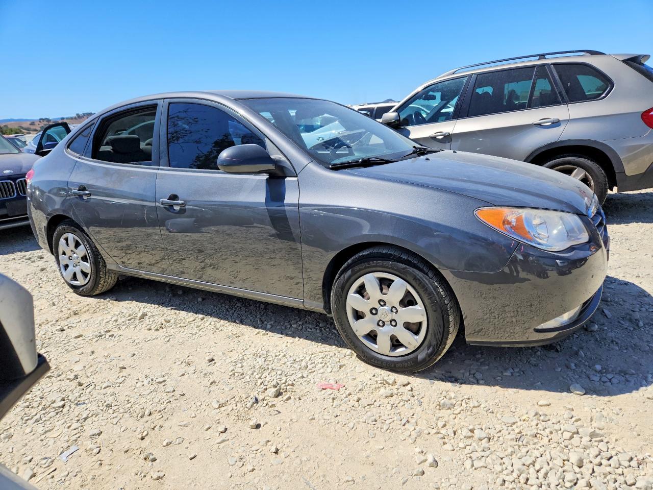 2008 Hyundai Elantra Gls Gray vin: KMHDU46D58U330501