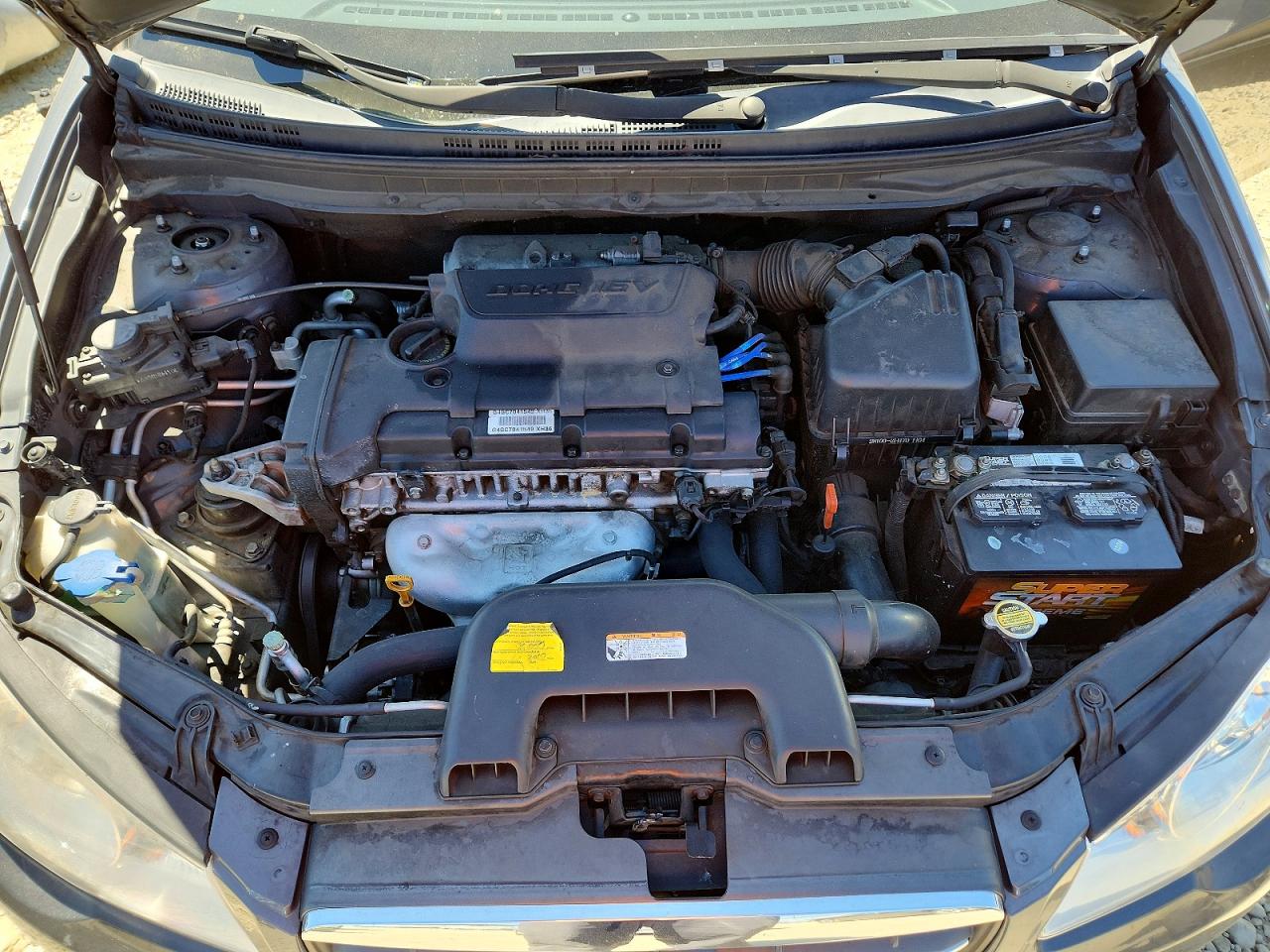 2008 Hyundai Elantra Gls Gray vin: KMHDU46D58U330501