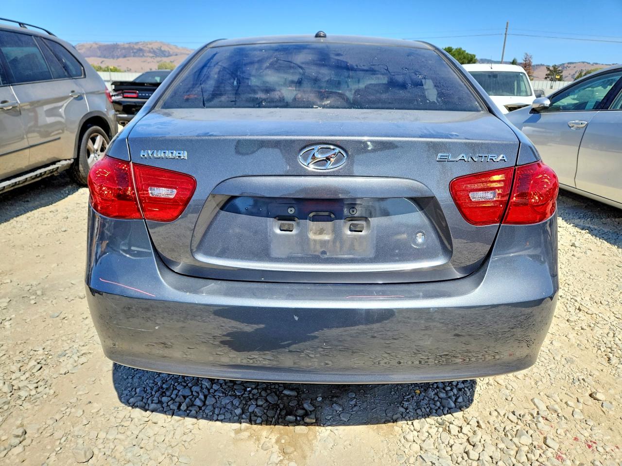 2008 Hyundai Elantra Gls Gray vin: KMHDU46D58U330501