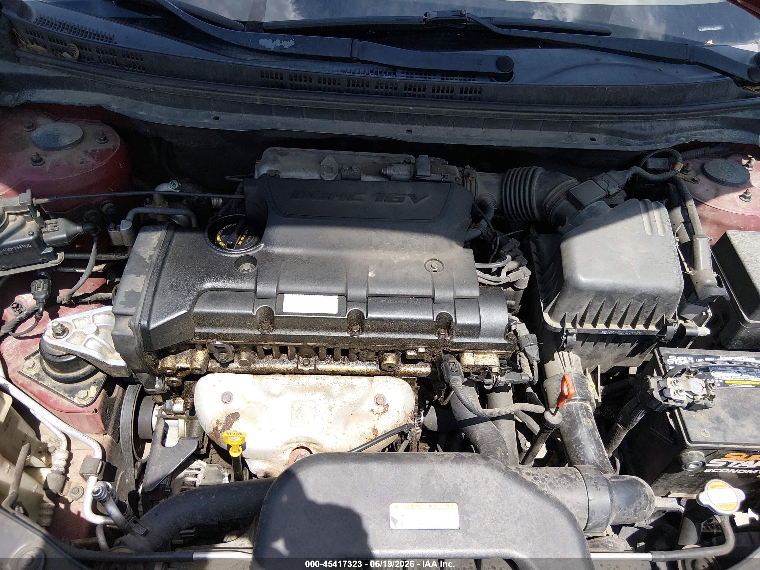 2008 Hyundai Elantra Gls/se Red vin: KMHDU46D58U357584