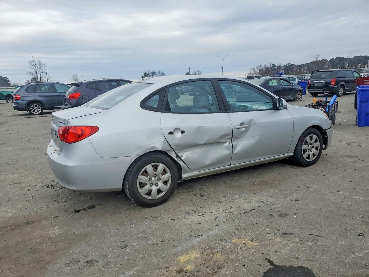 2008 Hyundai Elantra Gls Серебряный vin: KMHDU46D58U430954