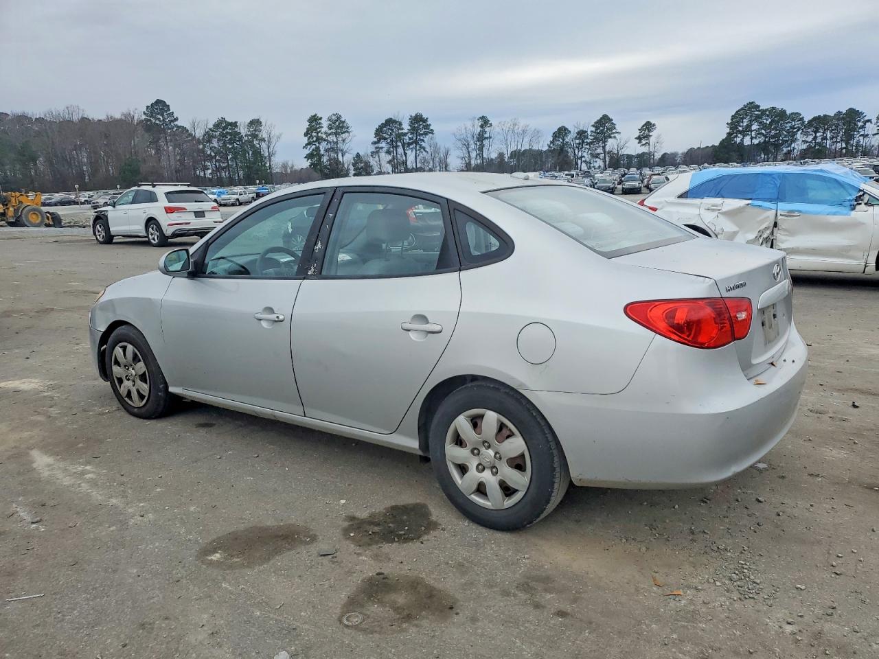2008 Hyundai Elantra Gls Серебряный vin: KMHDU46D58U430954