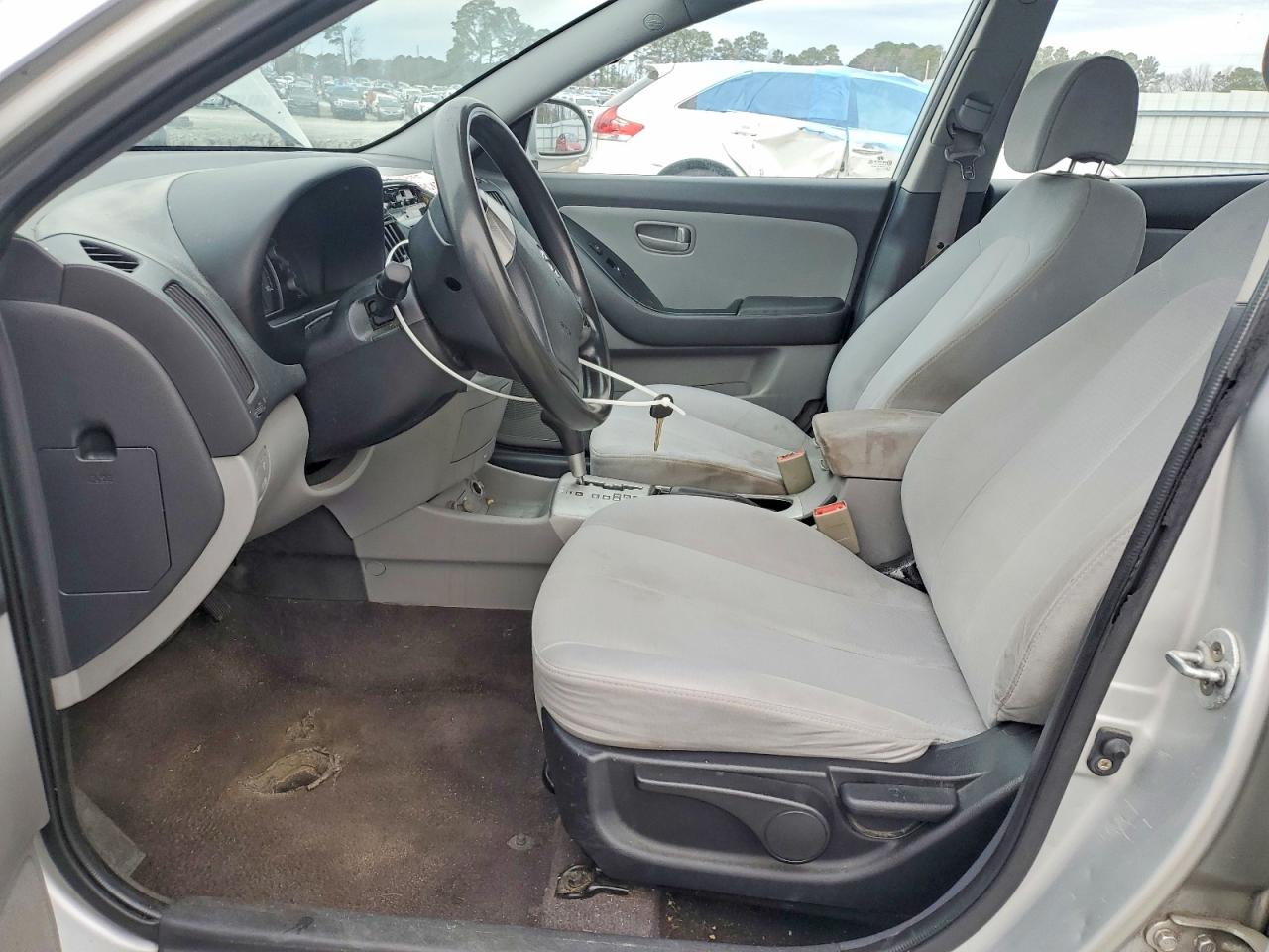 2008 Hyundai Elantra Gls Серебряный vin: KMHDU46D58U430954