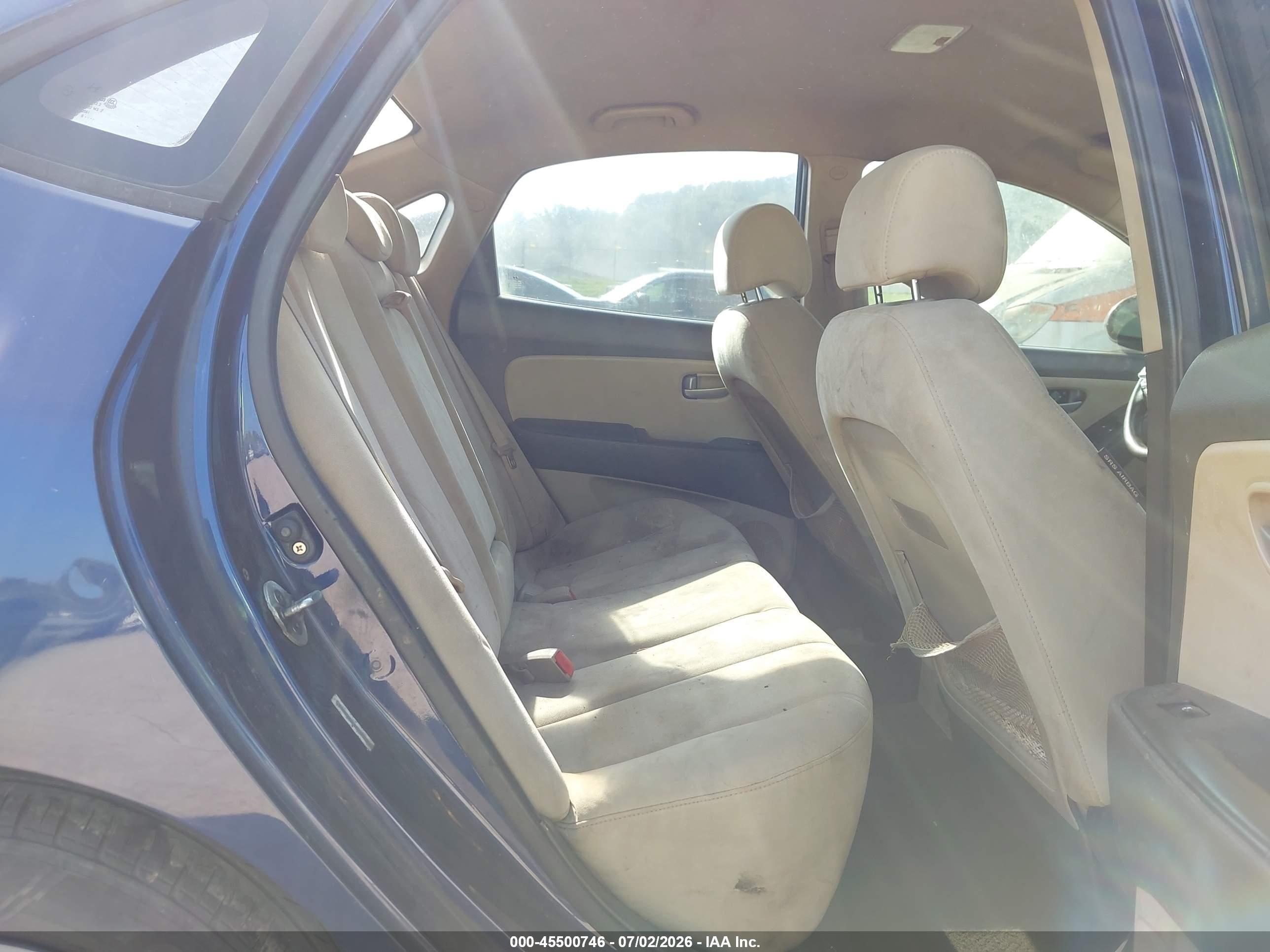 2008 Hyundai Elantra Gls/se Синий vin: KMHDU46D58U489681