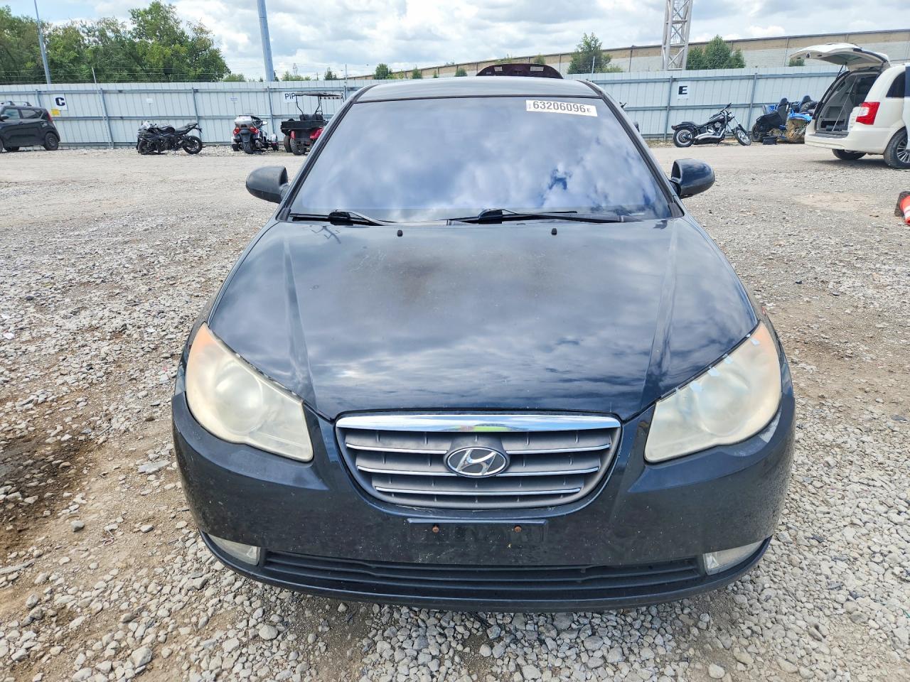 2009 Hyundai Elantra Gls Черный vin: KMHDU46D59U599745