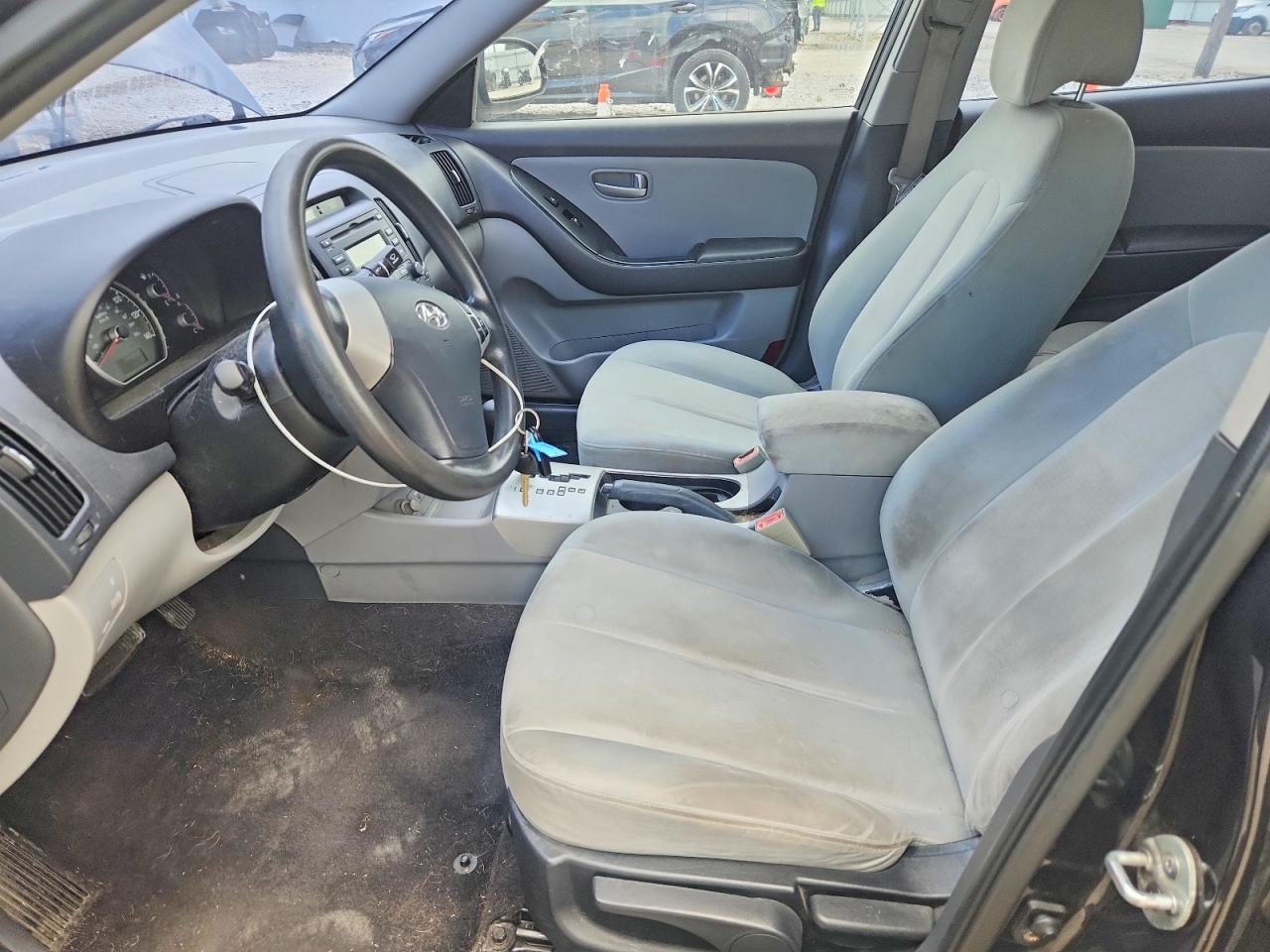 2009 Hyundai Elantra Gls Черный vin: KMHDU46D59U599745
