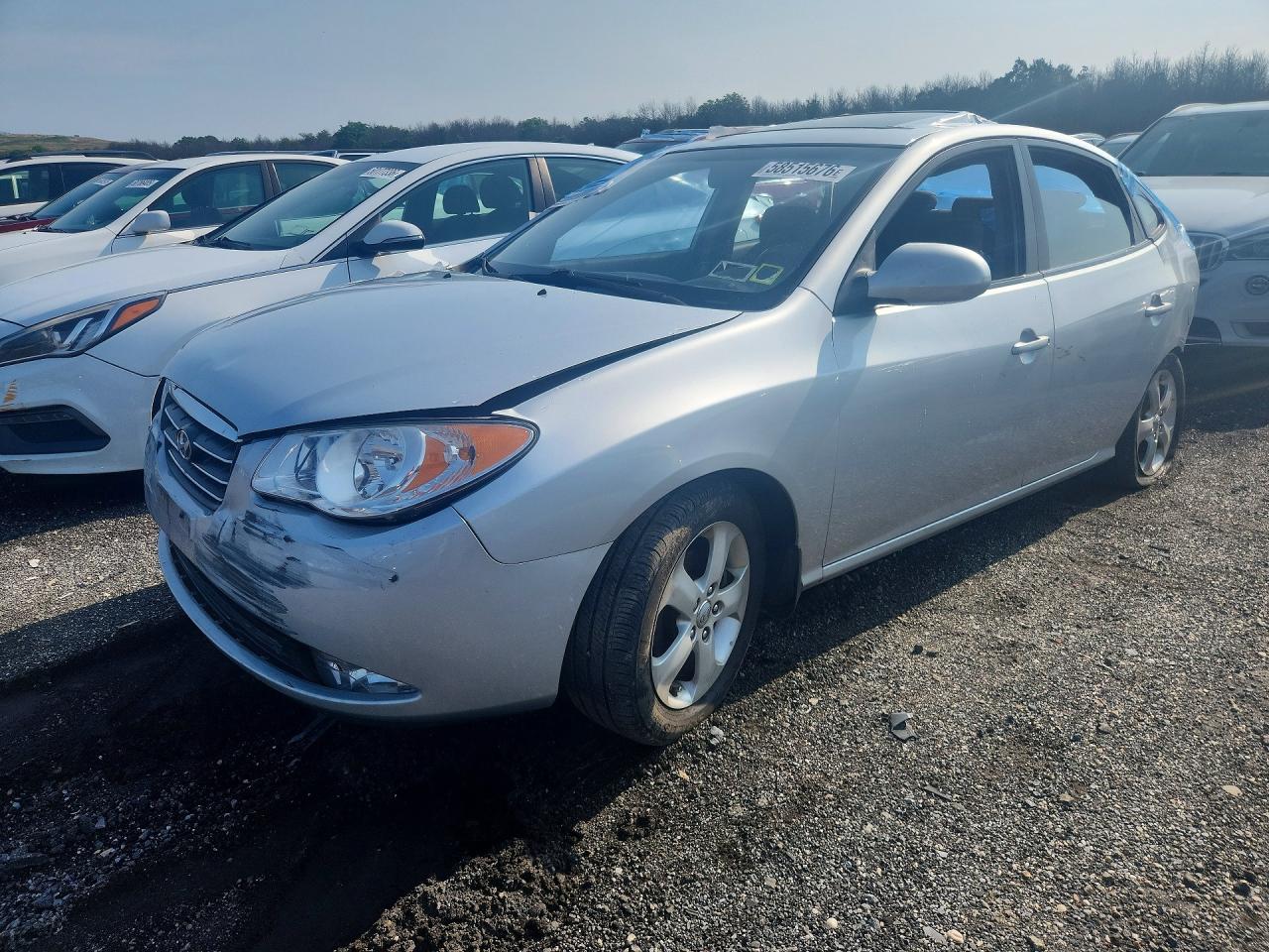 2009 Hyun Elantra Silver vin: KMHDU46D59U650015