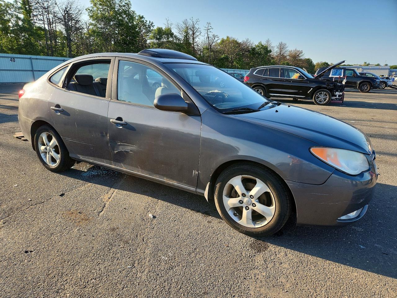 2009 Hyundai Elantra Se Gray vin: KMHDU46D59U655778