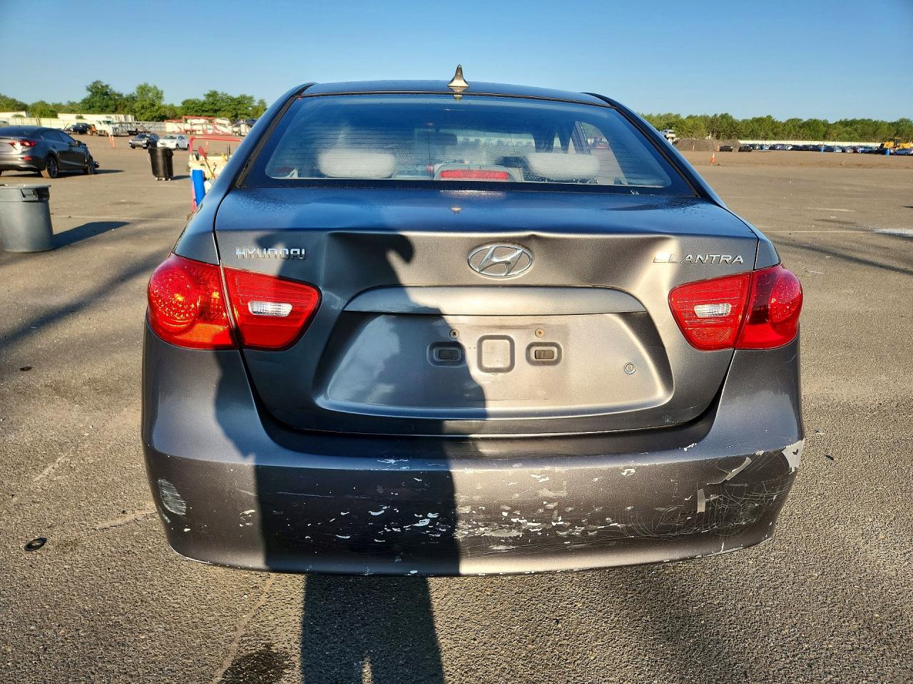 2009 Hyundai Elantra Se Gray vin: KMHDU46D59U655778