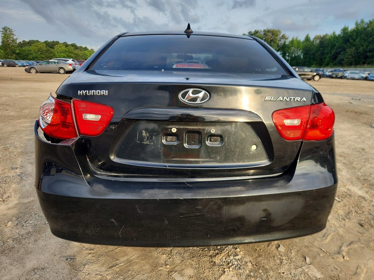 2009 Hyundai Elantra Gls Черный vin: KMHDU46D59U668904