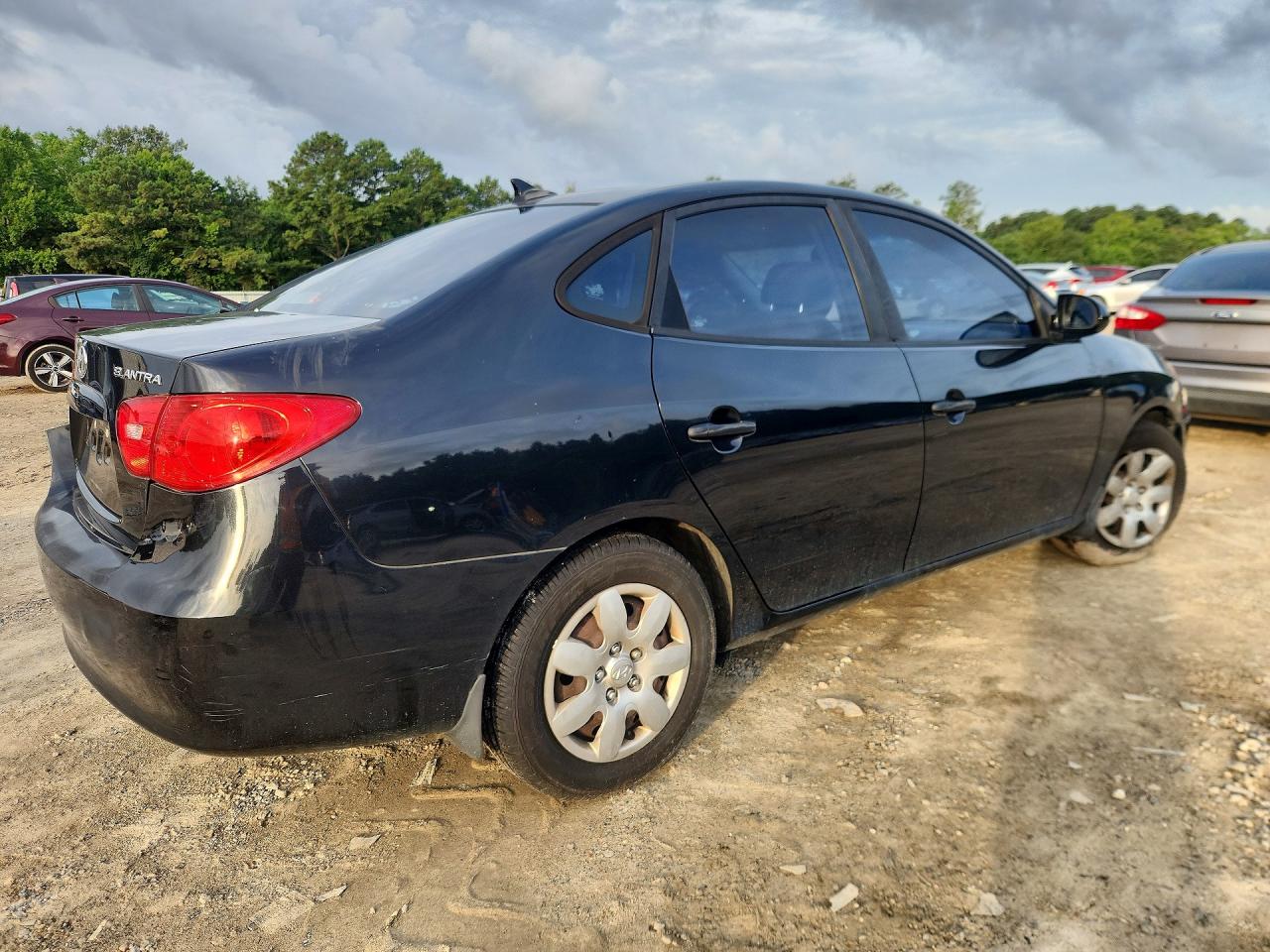 2009 Hyundai Elantra Gls Черный vin: KMHDU46D59U668904