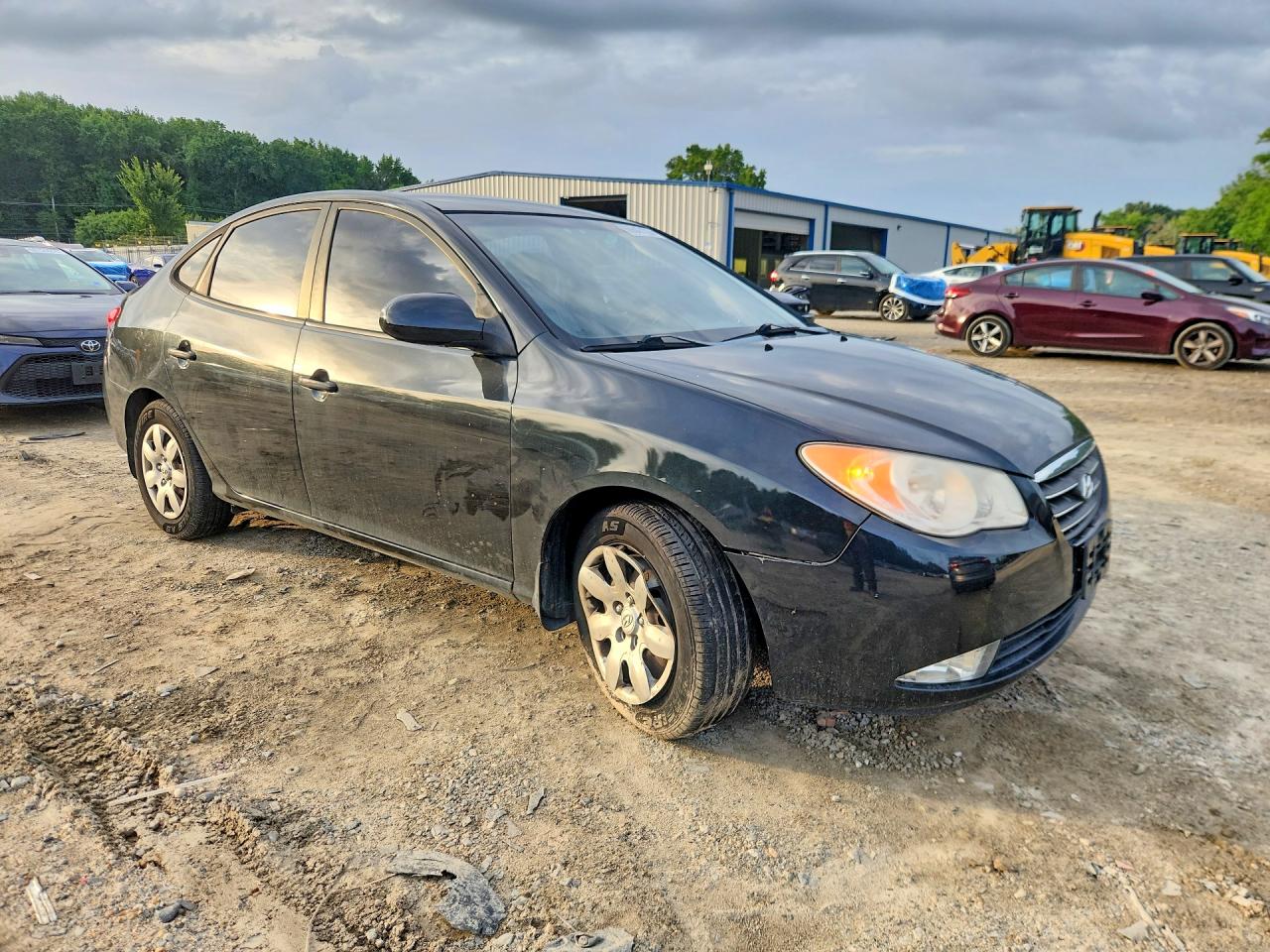 2009 Hyundai Elantra Gls Черный vin: KMHDU46D59U668904