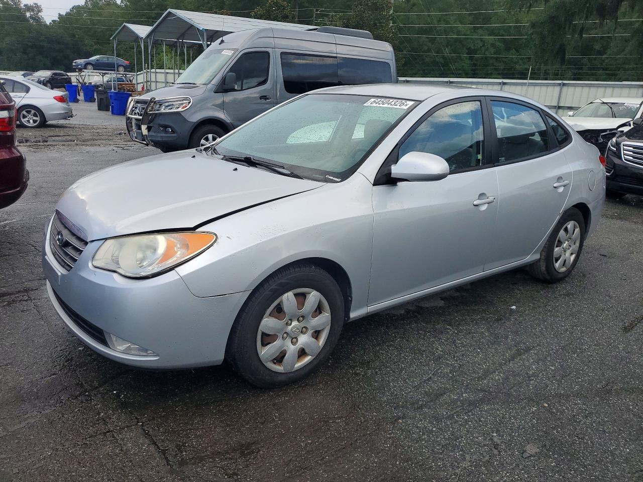 2009 Hyundai Elantra Gls Silver vin: KMHDU46D59U684133